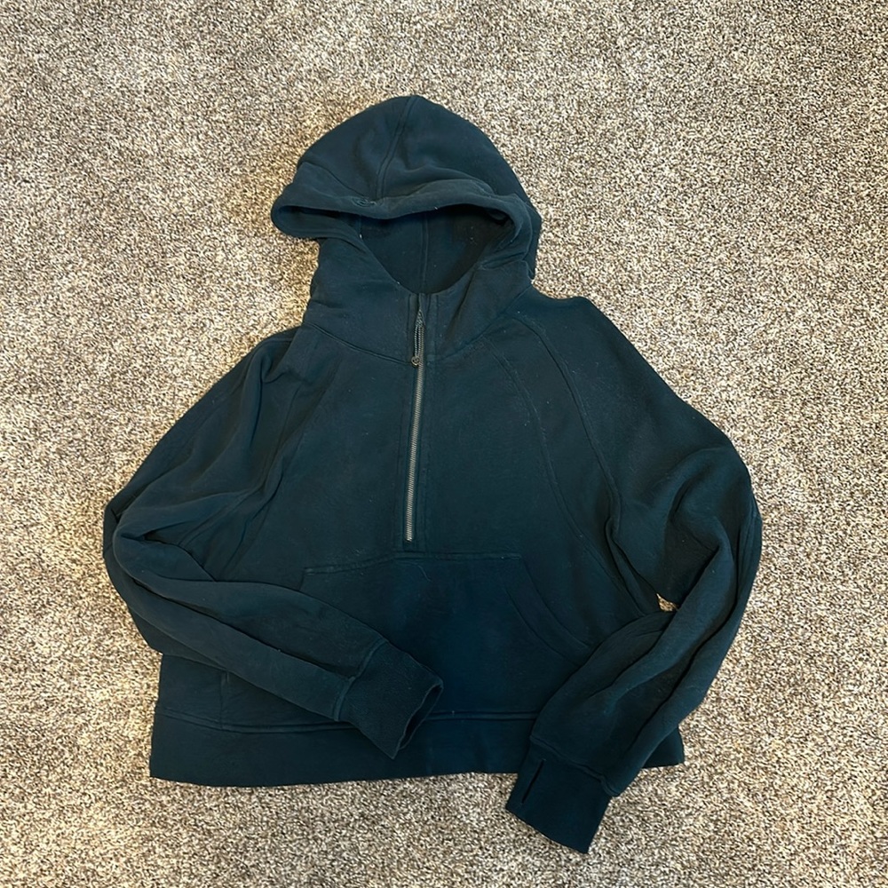 Lululemon Scuba Half Zip Crop